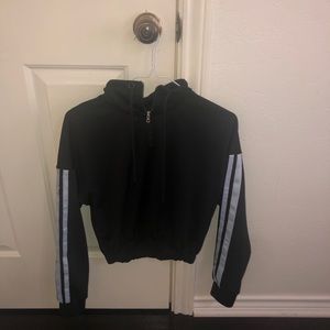 Cropped zip up jacket